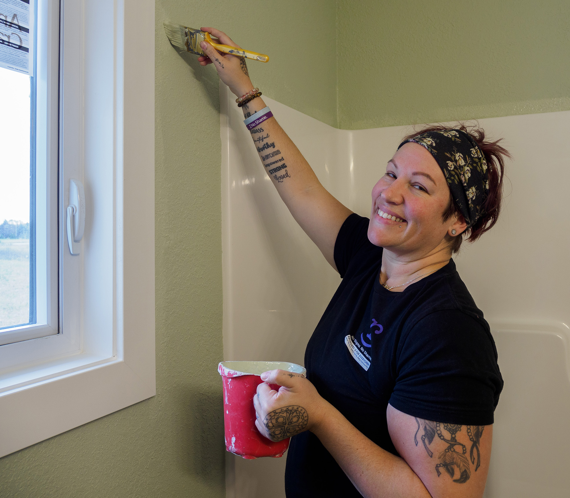 Jaclyn painting